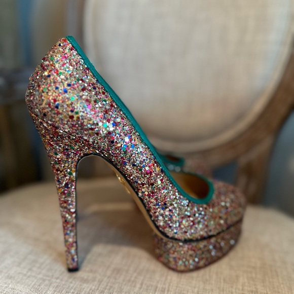 Charlotte Olympia Glitter Platform - Picture 4 of 5